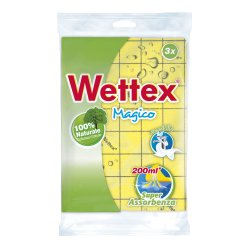 Wettex 127946 cleaning cloth Cellulose, Cotton Black, Yellow 3 pc(s)