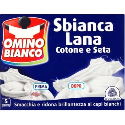 Omino Bianco - White Wool, Cotton & Silk Powder - 100g - [Pack Of 24