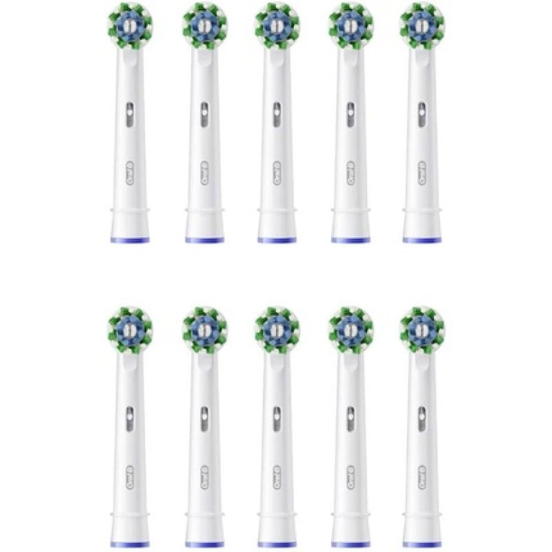 Oral-B Pro Cross Action Aufsteckbürsten 10er-Pack (weiß)