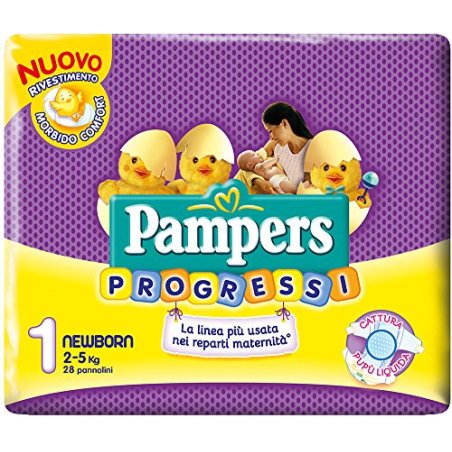 Pampers Progressi Garçon/Fille 1 28 pièce(s)