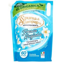 Spuma Di Sciampagna Ammorbidente Sacco 60 Mis.Fresco Puro Detergenti Casa