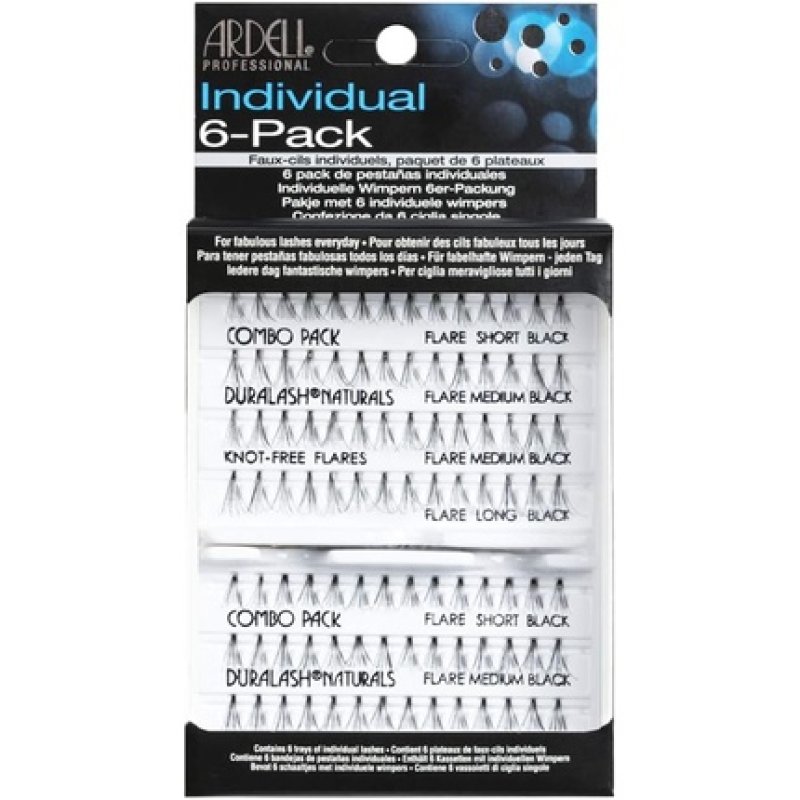 ARDELL Knot-Free Individuals Combo Eye Lashes Black