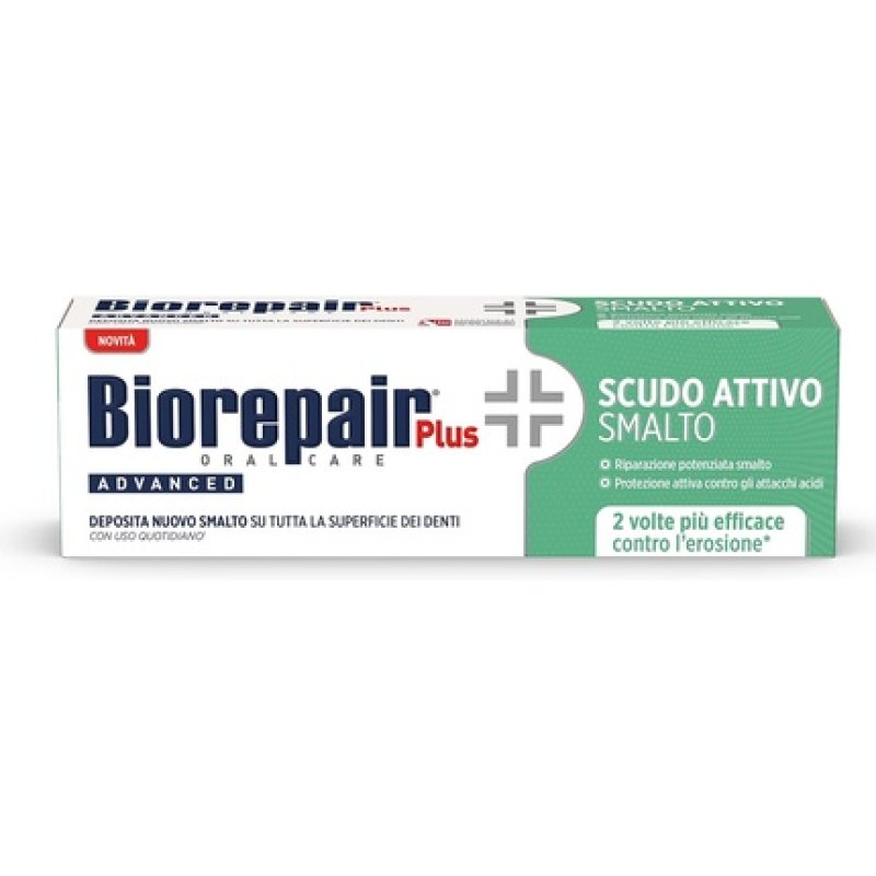 Biorepair Plus Advanced Scudo Attivo Toothpaste with MicroRepair 2.5 fl.oz 75ml