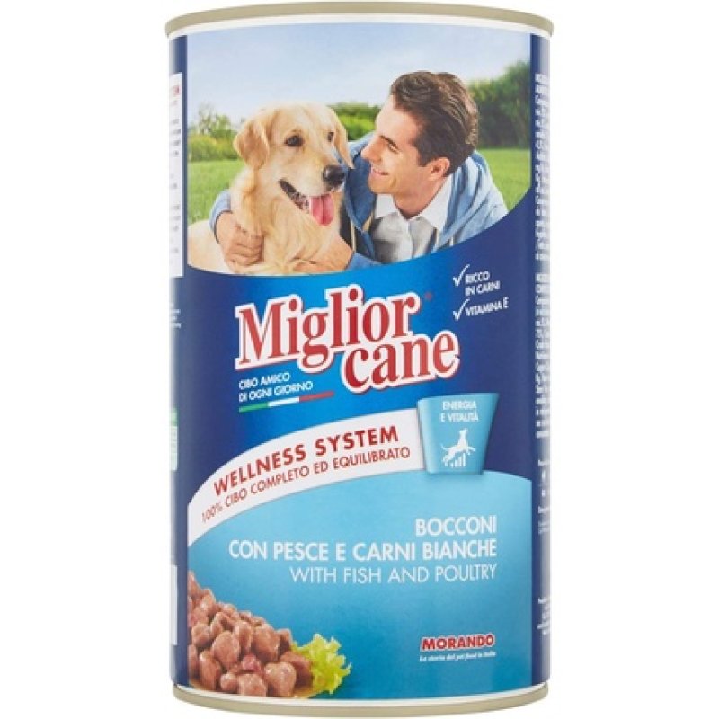 Migliorcane Bocconi Fish And White Meat, 1250 Grams