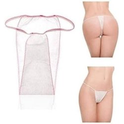 100 Disposable Thongs for Women White One Size Pack of 100