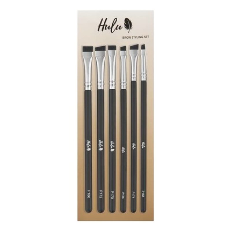 Huluset Brow Styling Set Of 6 Eyebrow Brushes