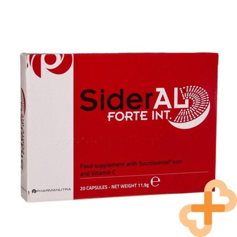 Sideral Forte 20 Capsules Vitamin C and Iron Supplement Heart Health