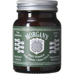 Morgan's Matt Pomade Low Shine Firm Hold 100g Black Unscented