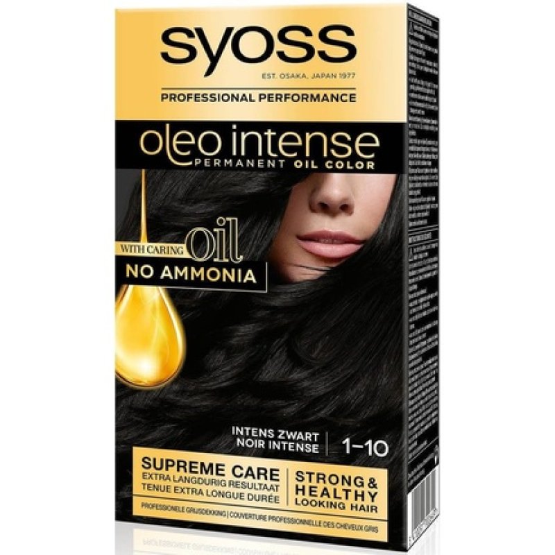 SYOSS Color Oleo Intense 1-10 Intense Black Hair Dye
