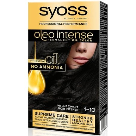 SYOSS Color Oleo Intense 1-10 Intense Black Hair Dye