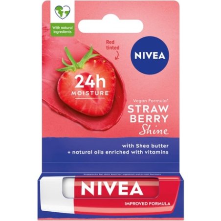NIVEA Strawberry Shine Nourishing Lipstick 4.8g