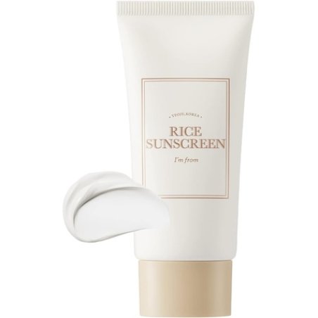 I'M From Rice Sunscreen 50ml Physical with Rice Extract 41% Non-Nano Zinc Oxide