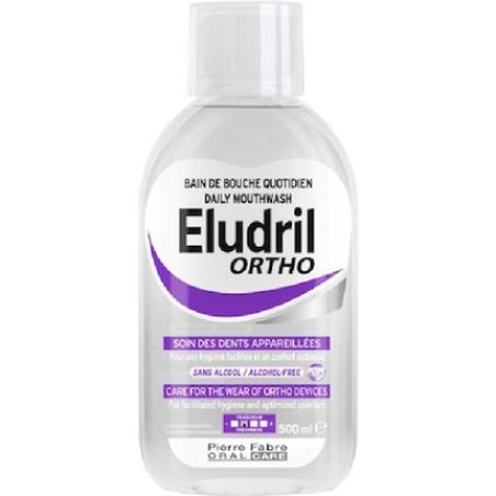 Eludril Elgydium Oral Rinse For Individuals With Orthodontic Appliances, 500ml
