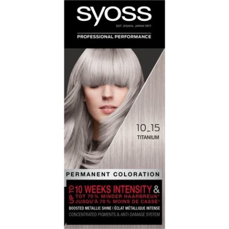 Syoss Color Baseline 10-15 Titanium Hair Dye