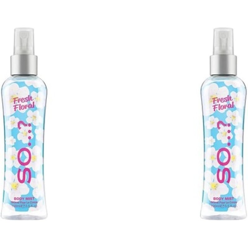 So...? Womens Fresh Floral Body Mist Fragrance Spray 100ml