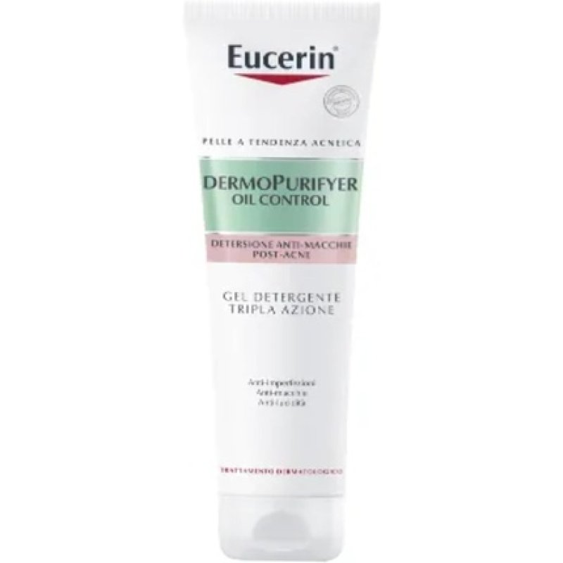 Eucerin DermoPurifyer Triple Effect Cleanser Gel for Blemishes and Post Acne Marks 150ml