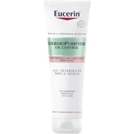 Eucerin DermoPurifyer Triple Effect Cleanser Gel for Blemishes and Post Acne Marks 150ml