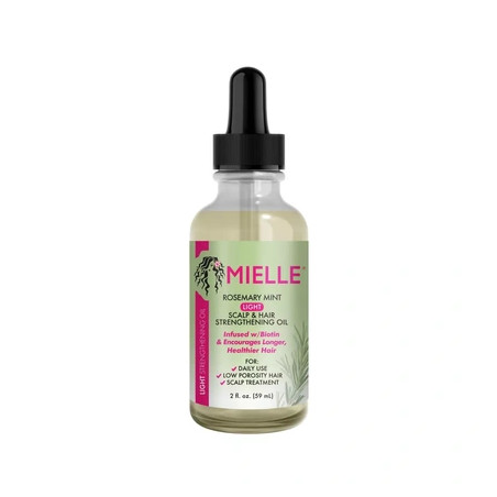 Mielle Organics Rosemary Mint Light Scalp & Hair Strengthening Oil - 2 Fl Oz