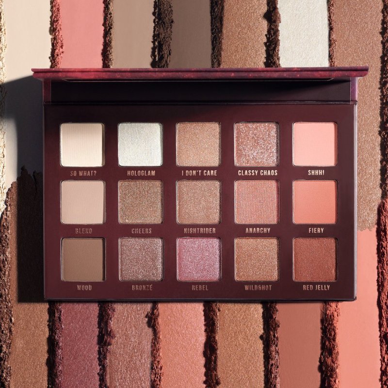 Mulac Cosmetics Anarchyglam Palette ombre à paupière Mat, Satin, Brillant