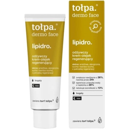 Tolpa Dermo Face Lipidro Nourishing Regenerating Cream-Oil Rich Night 40ml