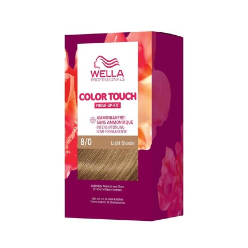 Wella Professionals Color Touch Ammonia-Free Semi-Permanent Hair Color for Color Refreshing and Gray Hair Coverage -