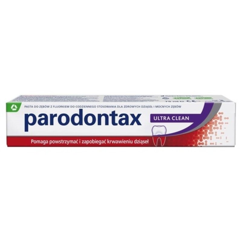 Parodontax Ultra Clean Toothpaste With Fluoride For Bleeding Gums 75ml
