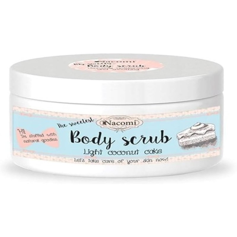 Nacomi Natural Vegan Coconut Cake Body Scrub 200g