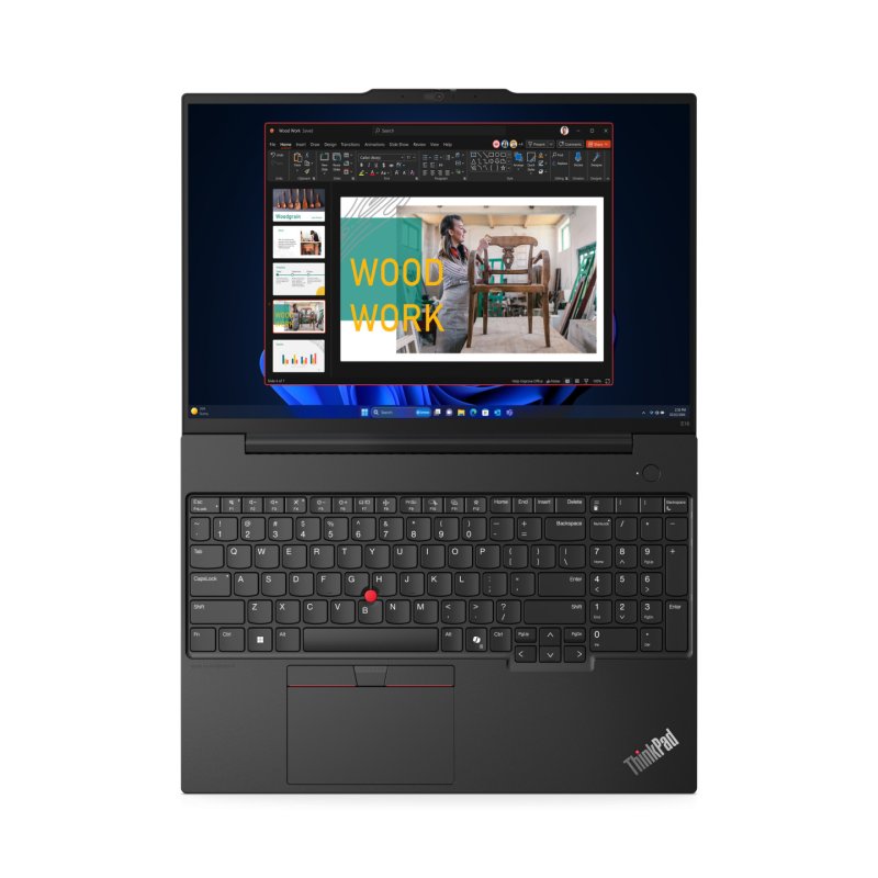 Lenovo ThinkPad E16 G2 Laptop, 16" IPS, Core Ultra 5 125U, 16GB DDR5 , 256GB SSD, No Optical, USB-C, 1080p Webcam,