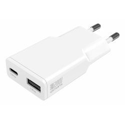 4smarts 541122 chargeur d'appareils mobiles Smartphone, Tablette Blanc Secteur Charge rapide Intérieure
