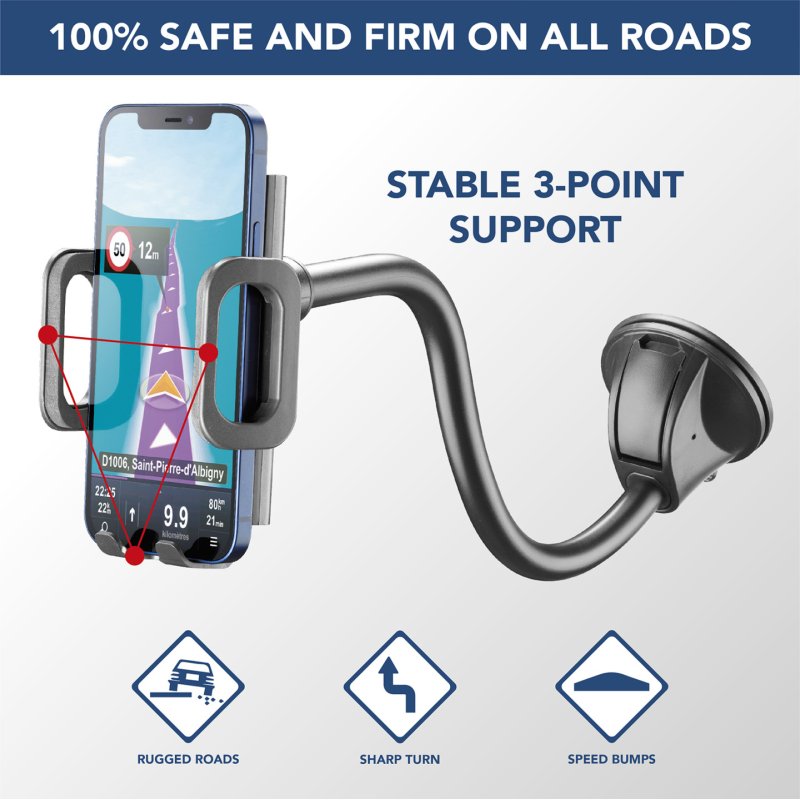 Cellularline Hug Flexi XL Universal In Car Holder