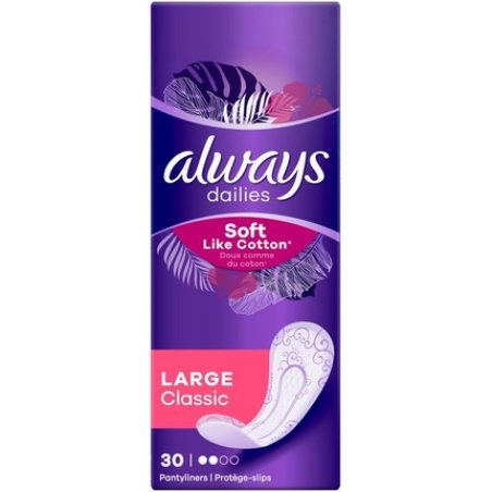 Always Dailies Soft Like Cotton Large Pantyliners