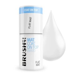 Brushup Mat Coat On Top Uvled Hybrid Top Coat Flat Matt 5g