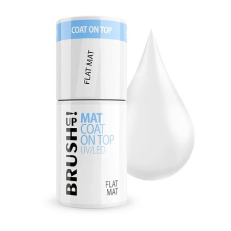 Brushup Mat Coat On Top Uvled Hybrid Top Coat Flat Matt 5g