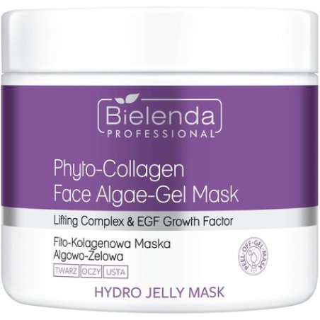 Bielenda Professional Hydro Jelly Firming Algae Gel Mask Phyto-Collagen & EGF Growth Factor Lifting Firming Anti Age