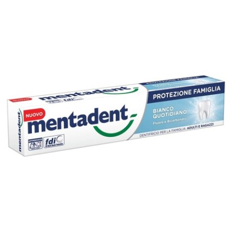 Mentadent Family Protection White Toothpaste 75ml
