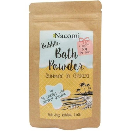 Nacomi Natural Relaxing Bubble Bath Powder Summer in Greece 150g