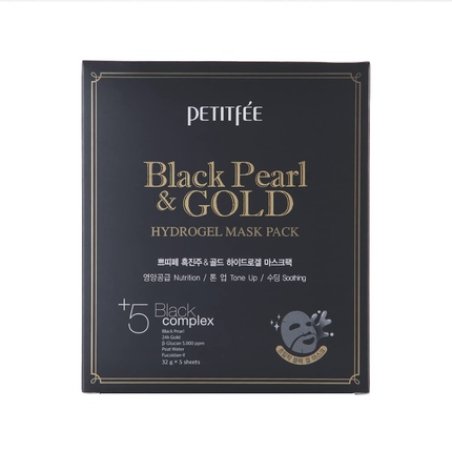 Petitfee Black Pearl and Gold Hydrogel Mask Pack