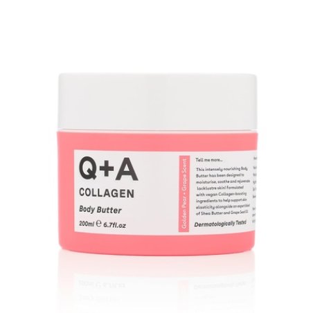 Q A Collagen Body Butter Luxurious Moisturizing Vegan Formula