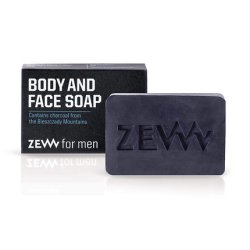 ZEW for Men Body and Face Soap Natural Cleansing Bar 85ml - For All Skin Types