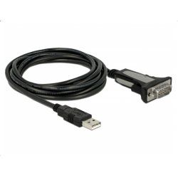 DeLOCK 65962 serial cable Black 3 m USB Type-A DB-9
