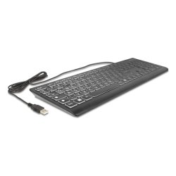 DeLOCK 12170 clavier Universel USB QWERTZ Allemand Noir
