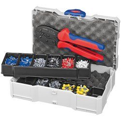 Knipex 97 90 23 cable crimper Tool set Blue, Red