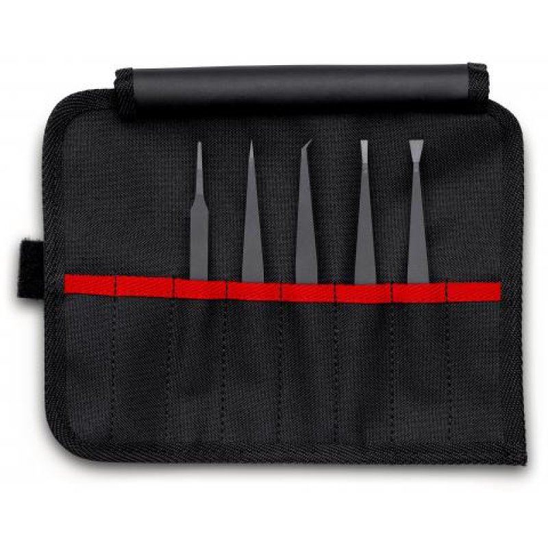 KNIPEX Kunststoffpinzetten-Set. ESD 5tlg