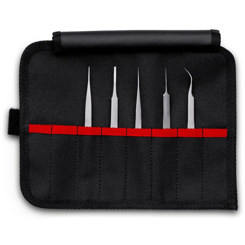 KNIPEX Przisionspinzetten-Set. 5tlg