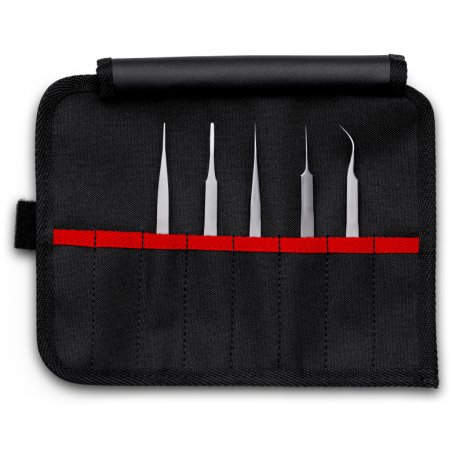 KNIPEX Przisionspinzetten-Set. 5tlg