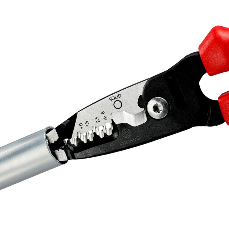 Knipex 13 72 200 ME pince à dénuder Noir, Bleu, Rouge, Acier inoxydable