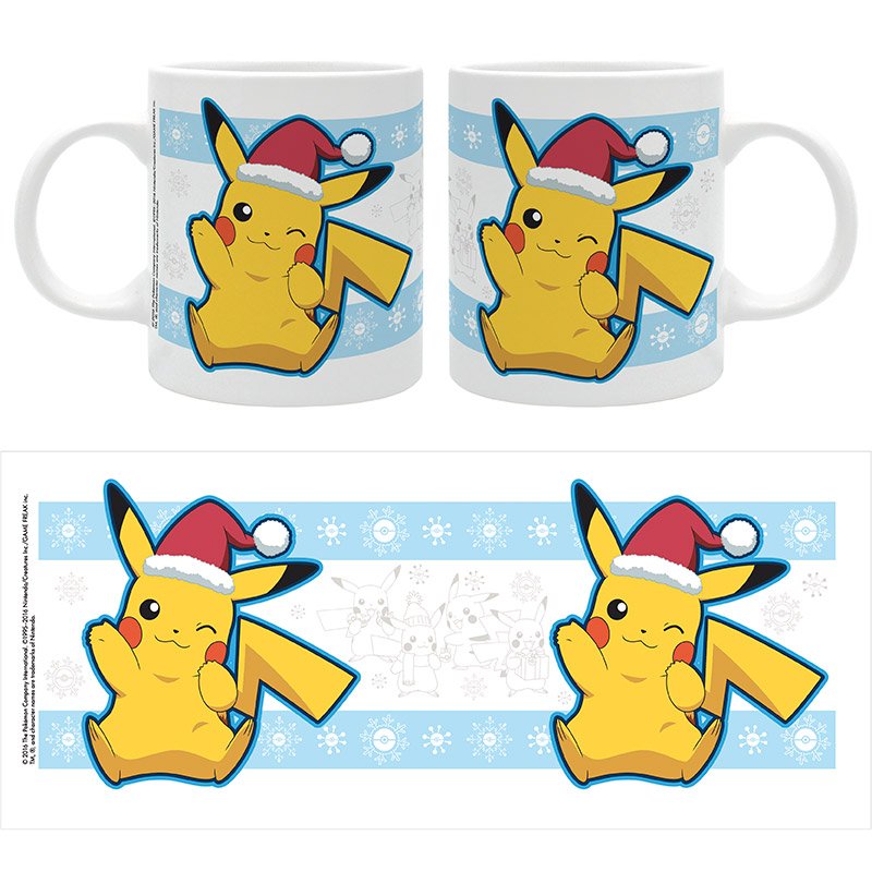 Pikachu Santa Christmas Mug - 320ml