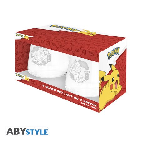 Pokemon 2 Glass Set - Magikarp & Gyarados Europe - 30cl