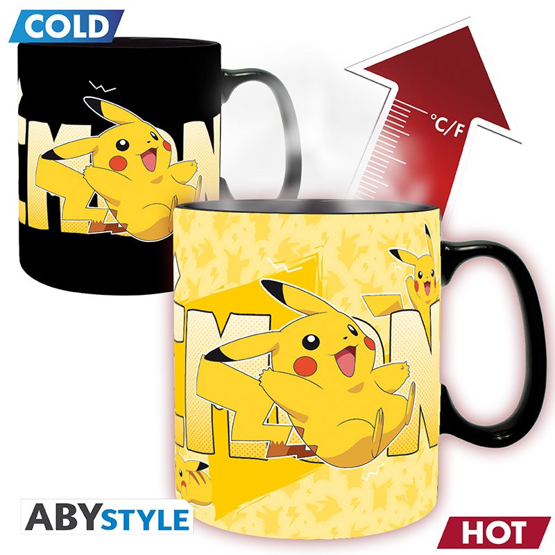 Pokemon Mug Heat Change - Pikachu - 460 ml