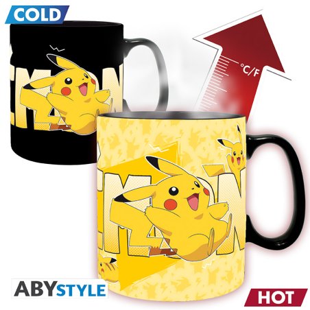 Pokemon Mug Heat Change - Pikachu - 460 ml